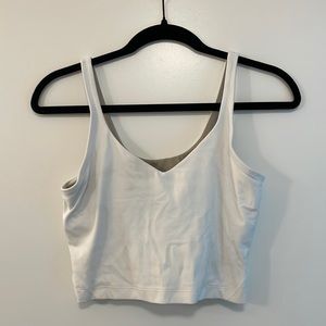 White Lulu Align Tank